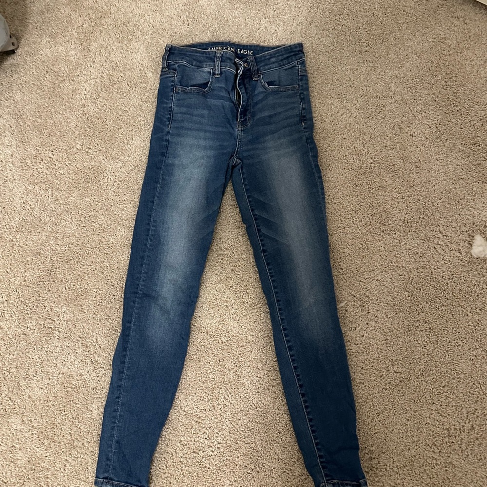 American Eagle Outfitters Blue Jeggings Classic Fit